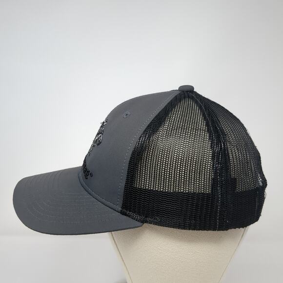 Winchester Snapback Trucker Cap Gray One Size Adjustable Mesh Back 6 Panel - Picture 3 of 9